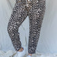 Leopard Print Joggers Pants