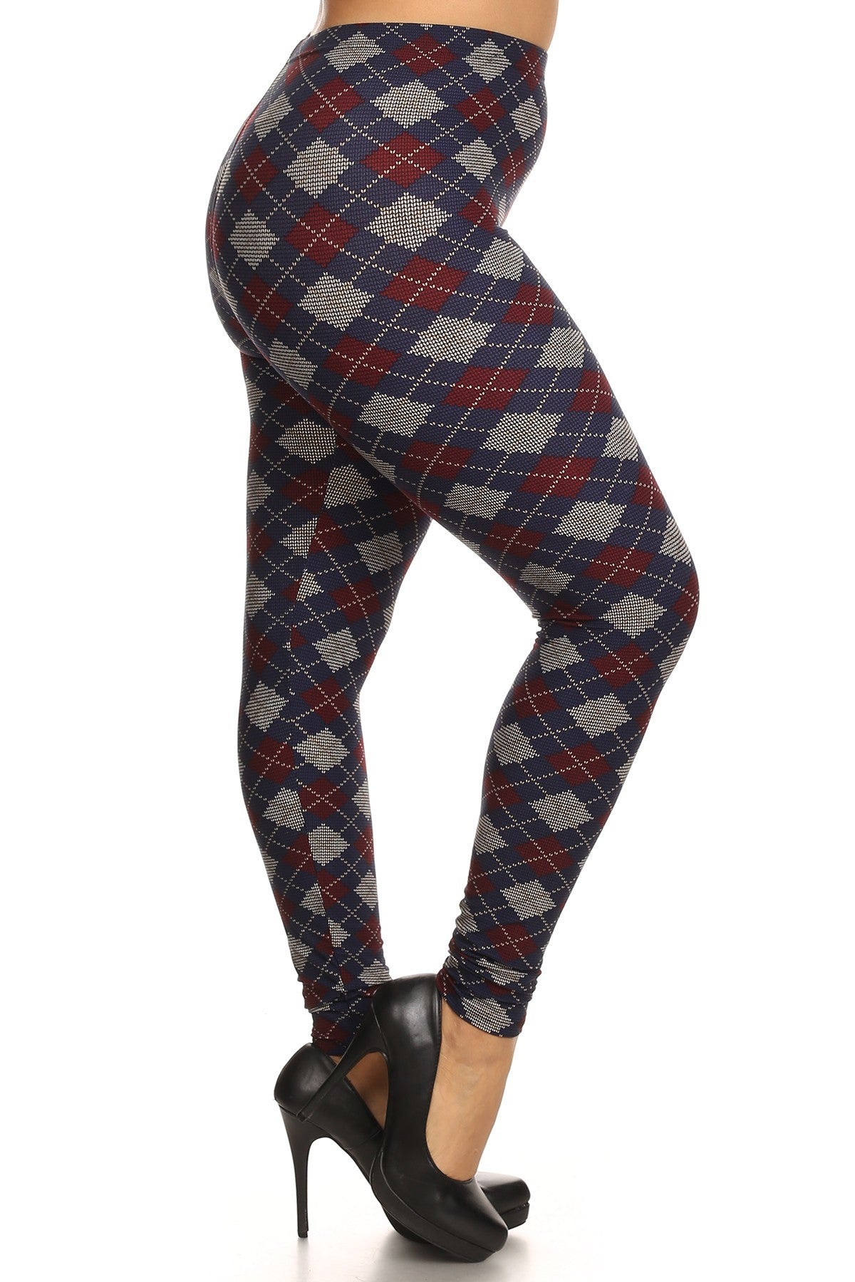 Plaid Graphic Leggings