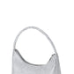 Rhinestone Curve Zipper Handle Bag