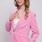 Single Button Closures Vertigo Blazer