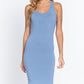 Racerback Sleeveless Midi Dress