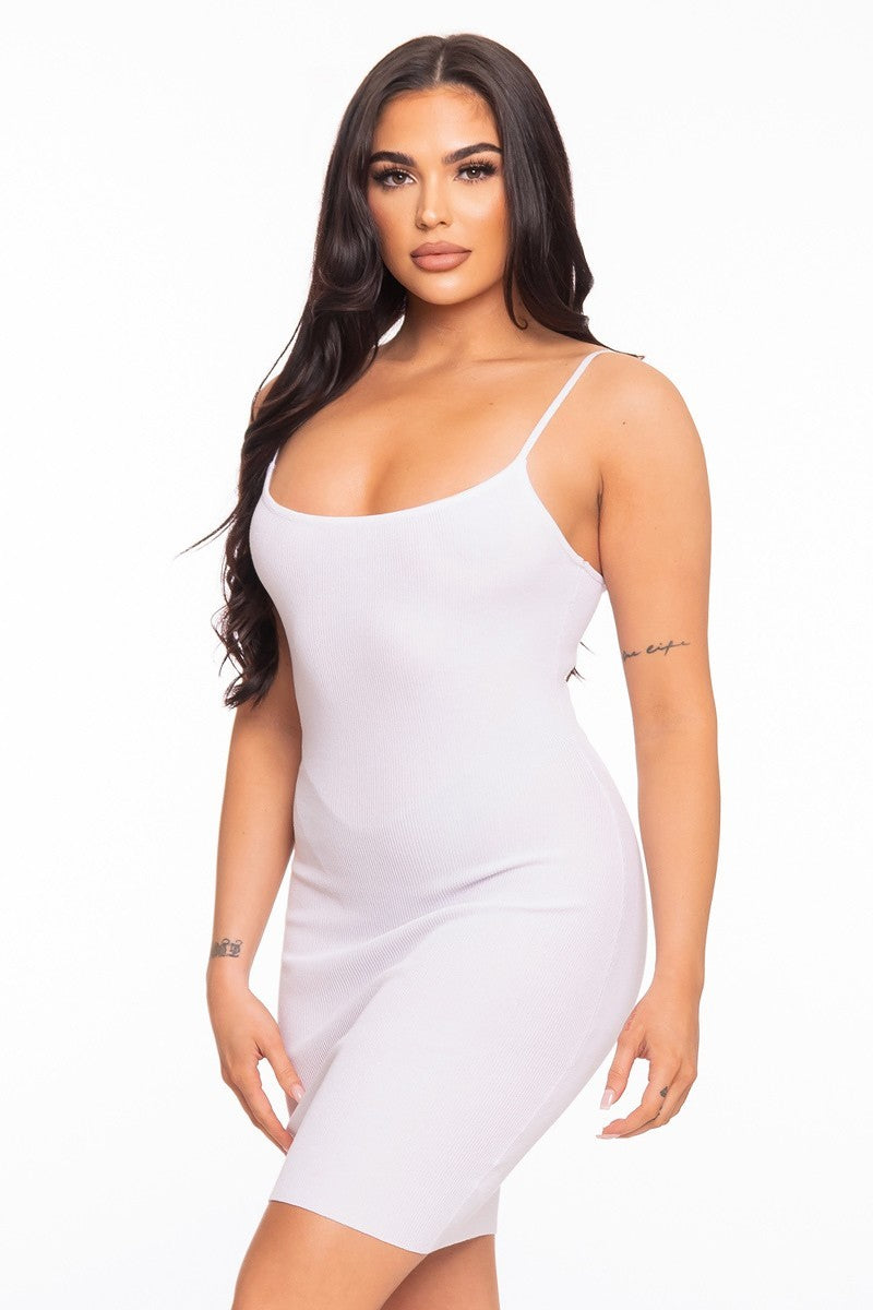 Cami Open Back Mini Dress