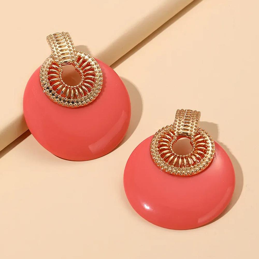 Round Metal Earring