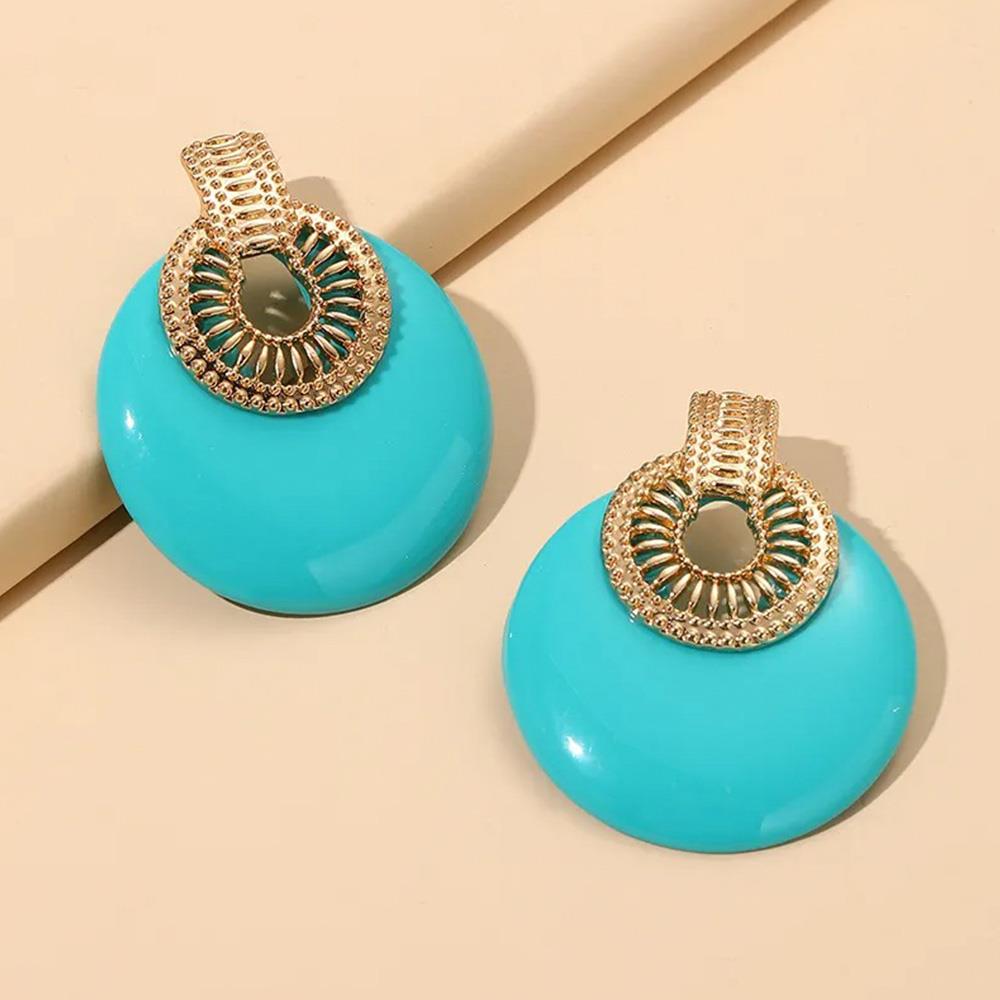 Round Metal Earring