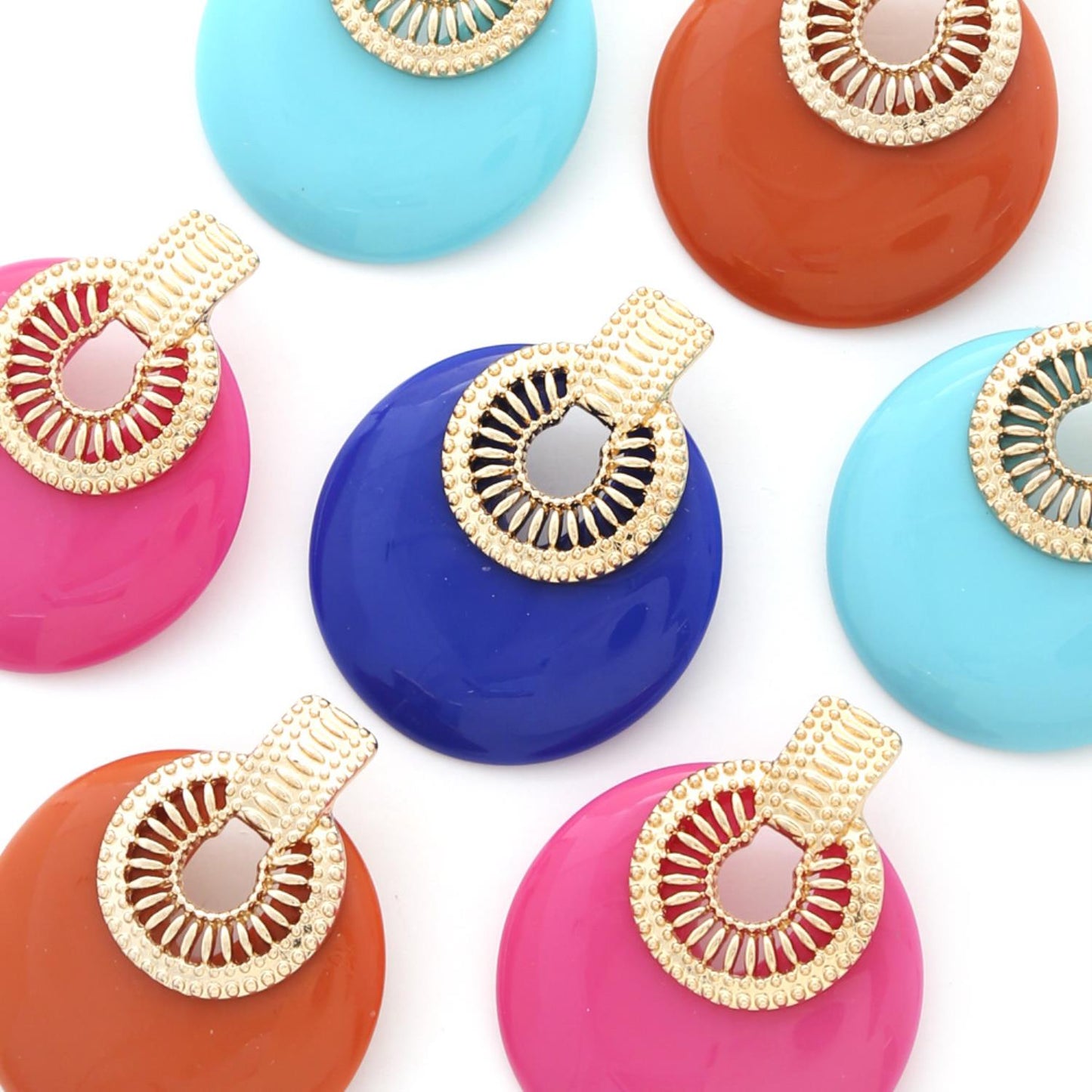 Round Metal Earring