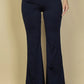 High Waist Flare Pants Navy