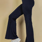 High Waist Flare Pants Navy