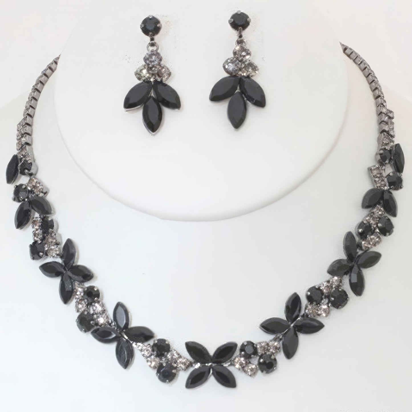 Crystal Necklace And Earring Set